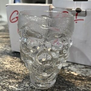 Clear Skull Glass Tumbler